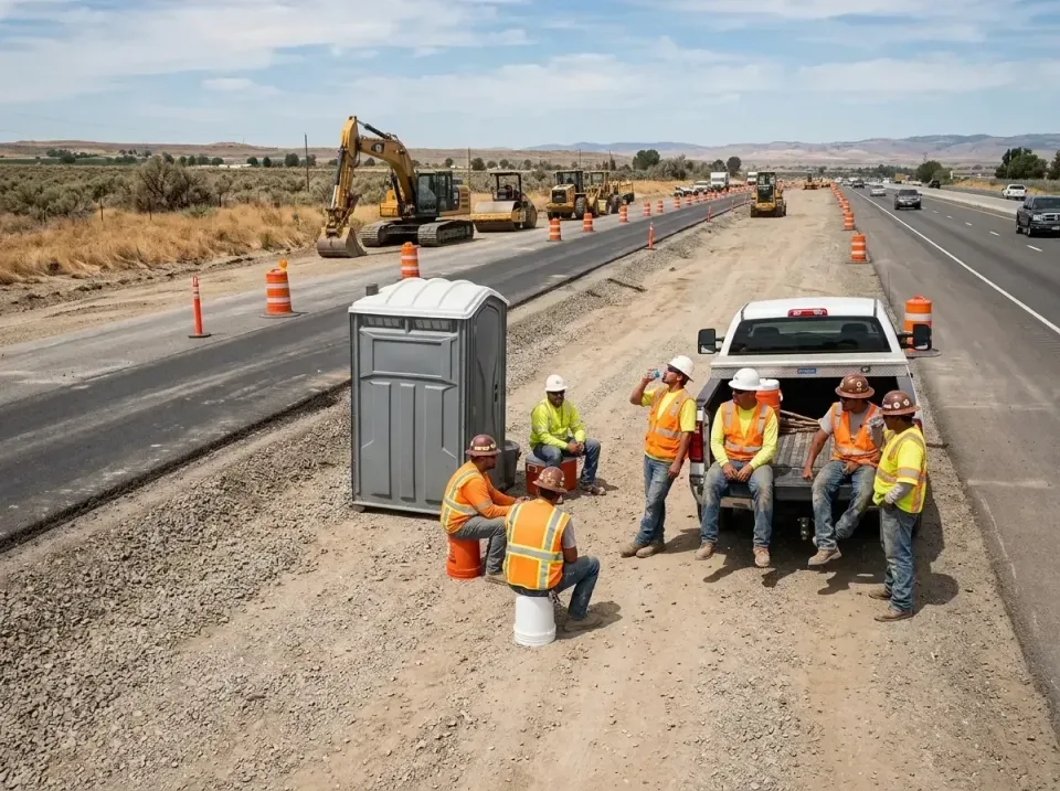 highway-road-construction-crew-007 — frequently asked questions, Porta Potty and Restroom Rentals in Moline Acres, MO